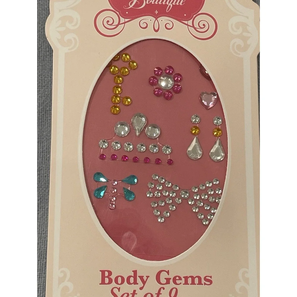 NEW Walt Disney Parks Bibbidi Bobbidi Boutique - Set of 9 - Stick On Body Gems‎